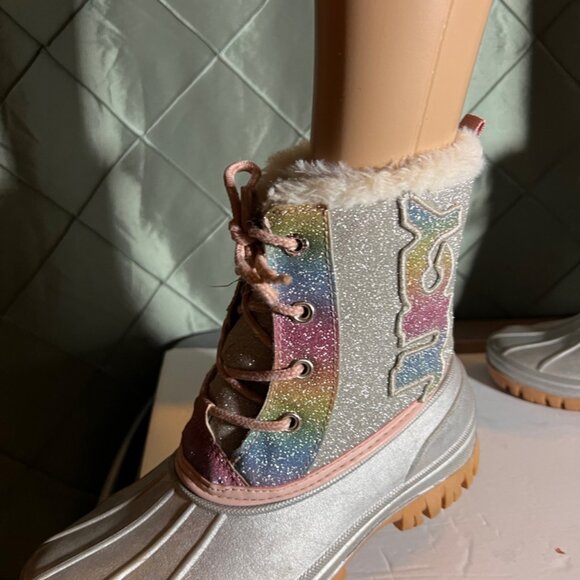 Juicy Couture Girls Lil Quinto Drive Rain Boots Size 4 US‎ *GS6 - Picture 4 of 9